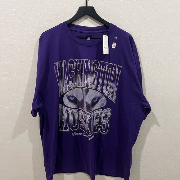 Hollister Other - Washington Huskies Purple Graphic T-Shirt